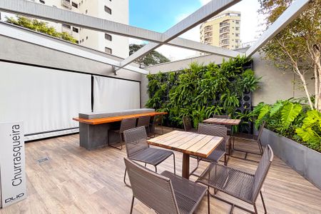 Studio para alugar com 28m², 1 quarto e sem vaga Studio para alugar com 28m², 1 quarto e sem vagachurrasqueira
