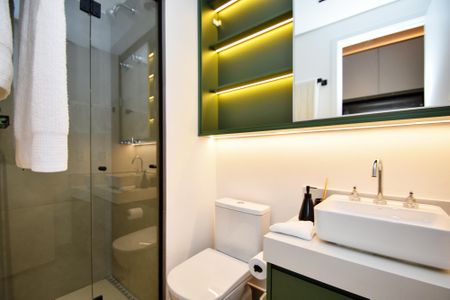 Studio para alugar com 28m², 1 quarto e sem vaga Studio para alugar com 28m², 1 quarto e sem vagabanheiro