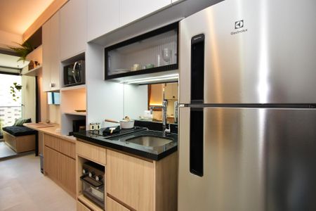 Studio para alugar com 28m², 1 quarto e sem vaga Studio para alugar com 28m², 1 quarto e sem vagacozinha