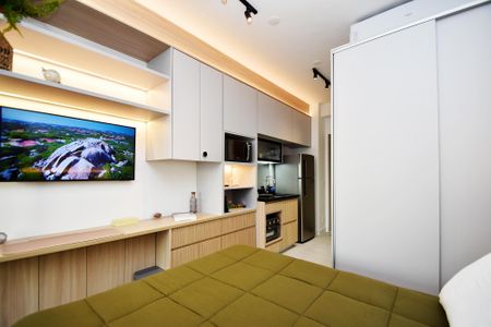 Studio para alugar com 28m², 1 quarto e sem vaga Studio para alugar com 28m², 1 quarto e sem vagaquarto