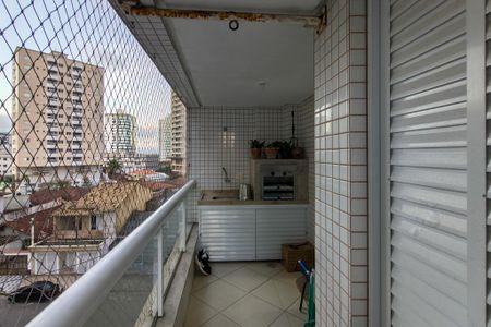 sacada de apartamento para alugar com 2 quartos, 89m² em Vila Caiçara, Praia Grande