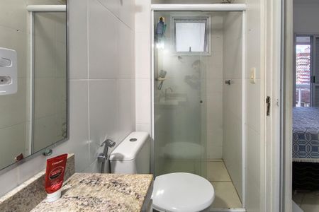 Banheiro da Suíte de apartamento para alugar com 2 quartos, 89m² em Vila Caiçara, Praia Grande