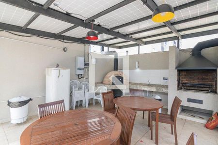 Área comum - Churrasqueira de apartamento para alugar com 2 quartos, 52m² em Utinga, Santo André