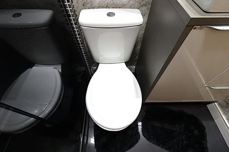 Banheiro  de apartamento à venda com 2 quartos, 50m² em Morro Santana, Porto Alegre