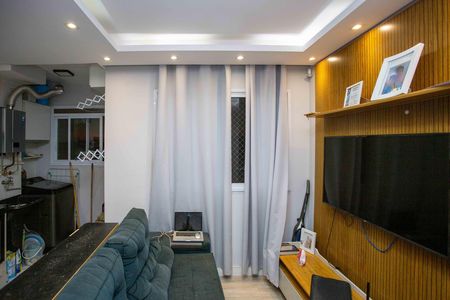 Sala de apartamento à venda com 2 quartos, 45m² em Piraporinha, Diadema