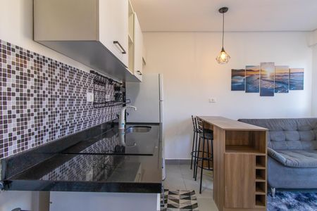 Studio para alugar com 25m², 1 quarto e sem vagaCozinha
