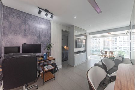 Sala de apartamento à venda com 1 quarto, 50m² em Vila Gertrudes, São Paulo
