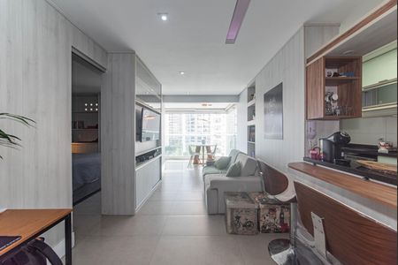 Sala de apartamento à venda com 1 quarto, 50m² em Vila Gertrudes, São Paulo