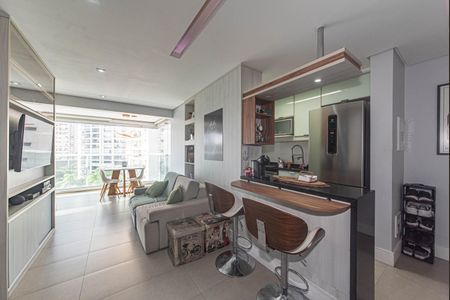 Sala de apartamento à venda com 1 quarto, 50m² em Vila Gertrudes, São Paulo