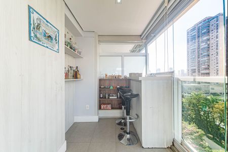 Varanda de apartamento à venda com 1 quarto, 50m² em Vila Gertrudes, São Paulo