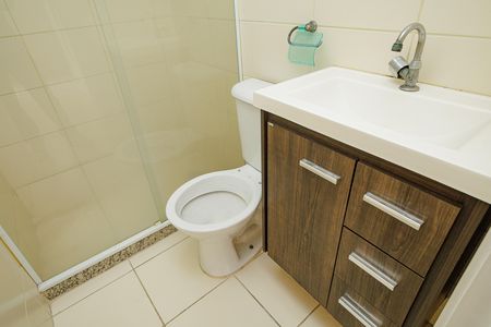 Apartamento à venda com 50m², 2 quartos e sem vaga Apartamento à venda com 50m², 2 quartos e sem vagaBanheiro da Suíte