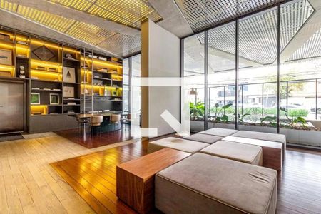 Apartamento para alugar com 70m², 1 quarto e 2 vagas Apartamento para alugar com 70m², 1 quarto e 2 vagasHall social