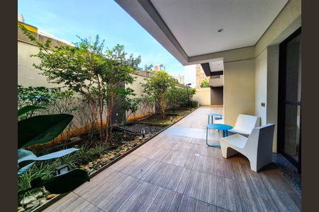 Studio para alugar com 27m², 1 quarto e sem vagaSalão de Festas - Área Externa