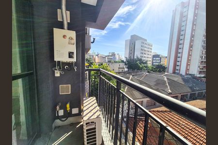 Varanda de kitnet/studio para alugar com 1 quarto, 27m² em Campos Elíseos, São Paulo