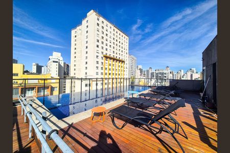 Studio para alugar com 27m², 1 quarto e sem vagaPiscina 