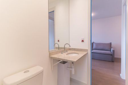 Apartamento para alugar com 50m², 2 quartos e 1 vaga Apartamento para alugar com 50m², 2 quartos e 1 vagaBanheiro social