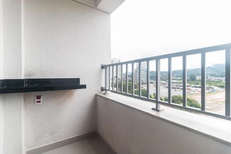Varanda da Sala de apartamento para alugar com 2 quartos, 50m² em Vila Mogilar, Mogi das Cruzes