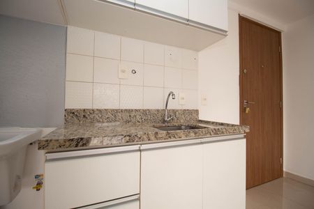 Studio para alugar com 44m², 1 quarto e 1 vaga Studio para alugar com 44m², 1 quarto e 1 vagaCozinha e Área de Serviço