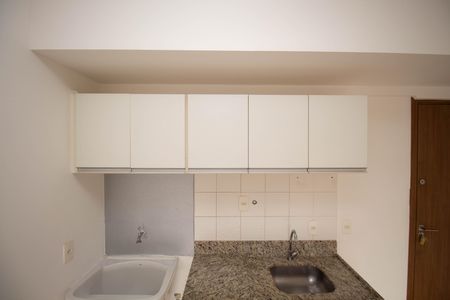 Studio para alugar com 44m², 1 quarto e 1 vaga Studio para alugar com 44m², 1 quarto e 1 vagaCozinha e Área de Serviço