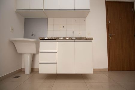 Studio para alugar com 44m², 1 quarto e 1 vaga Studio para alugar com 44m², 1 quarto e 1 vagaCozinha e Área de Serviço