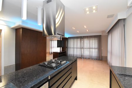 Sala/Cozinha de apartamento para alugar com 1 quarto, 87m² em Batel, Curitiba