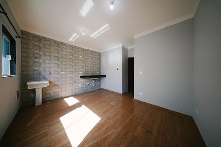 Sala/Cozinha e Área de Serviço de apartamento para alugar com 1 quarto, 35m² em Artur Alvim, São Paulo