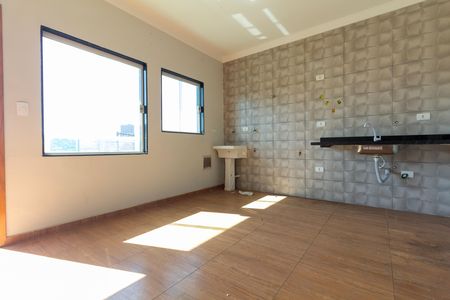 Sala, Cozinha e área de serviço de apartamento para alugar com 1 quarto, 35m² em Parque Artur Alvim, São Paulo