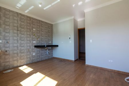 Sala, Cozinha e área de serviço de apartamento para alugar com 1 quarto, 35m² em Parque Artur Alvim, São Paulo