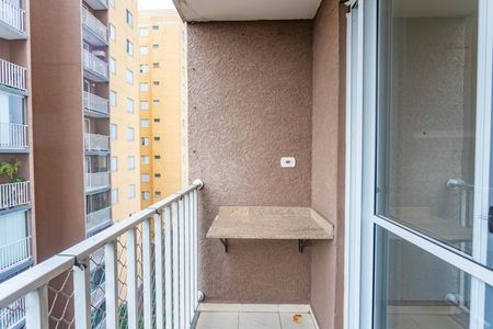 Varanda da sala de apartamento à venda com 3 quartos, 69m² em Jardim Melo, Diadema