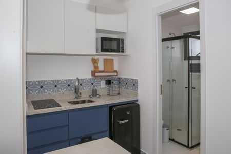 Studio para alugar com 21m², 1 quarto e sem vaga Studio para alugar com 21m², 1 quarto e sem vagaCozinha