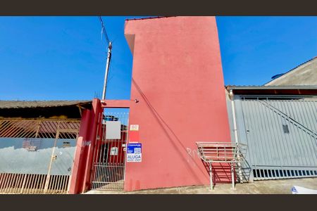 Casa para alugar com 55m², 2 quartos e sem vaga Casa para alugar com 55m², 2 quartos e sem vagaPlaca instalada nas fachada do imóvel