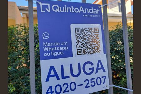 Placa na Fachada de casa de condomínio para alugar com 3 quartos, 110m² em Morro Santana, Porto Alegre