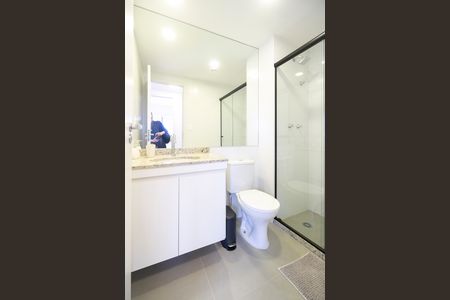 Apartamento para alugar com 50m², 2 quartos e 1 vaga Apartamento para alugar com 50m², 2 quartos e 1 vagaBanheiro social