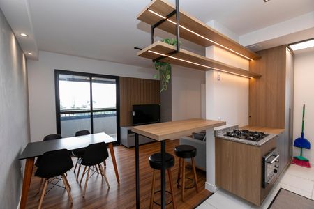 SALA DOIS AMBIENTES de apartamento para alugar com 3 quartos, 65m² em Botafogo, Campinas