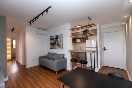 SALA DOIS AMBIENTES de apartamento para alugar com 3 quartos, 65m² em Botafogo, Campinas
