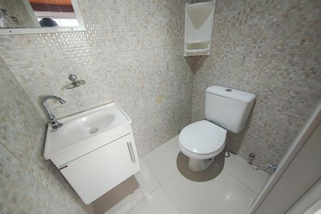 Banheiro da Suite de apartamento à venda com 4 quartos, 80m² em Gamboa, Rio de Janeiro