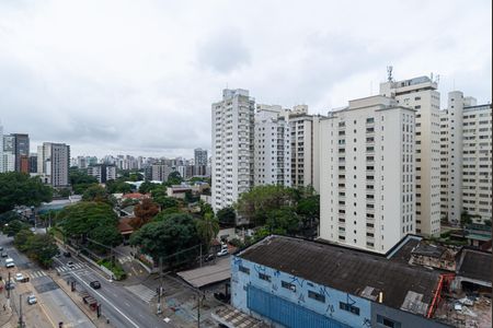 Vista do Quarto de kitnet/studio para alugar com 1 quarto, 25m² em Cidade Monções, São Paulo