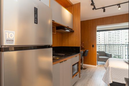 Studio para alugar com 25m², 1 quarto e sem vaga Studio para alugar com 25m², 1 quarto e sem vagaCozinha