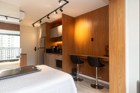 Studio para alugar com 25m², 1 quarto e sem vaga Studio para alugar com 25m², 1 quarto e sem vagaQuarto