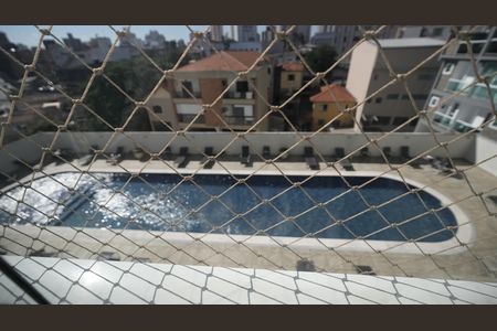 Vista da Sacada de apartamento para alugar com 3 quartos, 130m² em Vila Scarpelli, Santo André