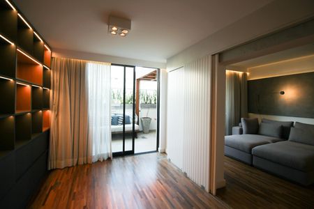 Apartamento à venda com 120m², 1 quarto e 1 vagaQuarto reversível  