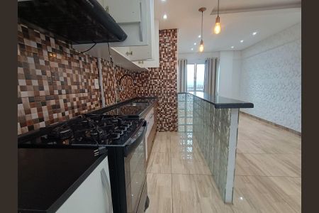 Cozinha de kitnet/studio para alugar com 1 quarto, 25m² em Cidade Ocian, Praia Grande