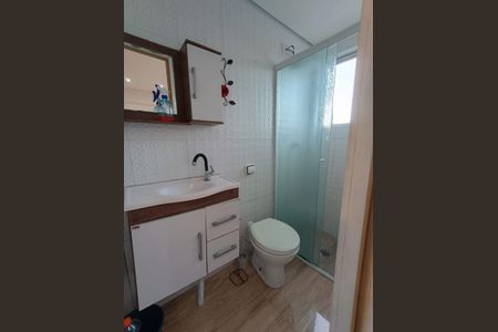 Banheiro 1 de kitnet/studio para alugar com 1 quarto, 25m² em Cidade Ocian, Praia Grande
