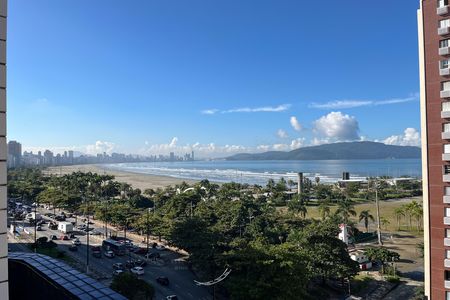 Vista da Sala de apartamento para alugar com 2 quartos, 74m² em José Menino, Santos