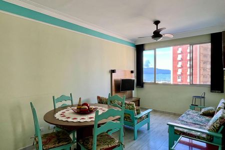 Sala de apartamento para alugar com 2 quartos, 74m² em José Menino, Santos