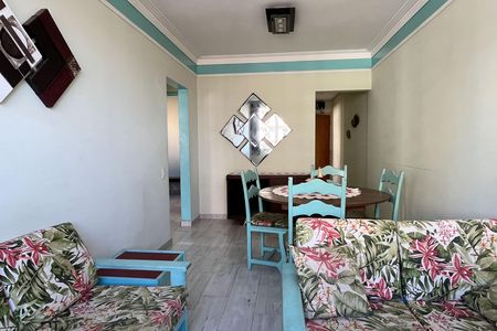 Sala de apartamento para alugar com 2 quartos, 74m² em José Menino, Santos