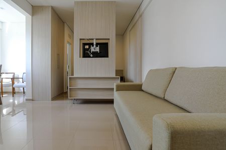 Sala de apartamento para alugar com 1 quarto, 43m² em Vila Mogilar, Mogi das Cruzes