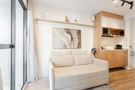 Studio à venda com 27m², 1 quarto e sem vaga Studio à venda com 27m², 1 quarto e sem vagaQuarto