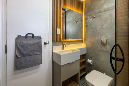 Apartamento para alugar com 60m², 1 quarto e 1 vaga Apartamento para alugar com 60m², 1 quarto e 1 vagaBanheiro