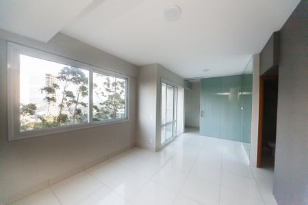 sala de apartamento à venda com 2 quartos, 77m² em Vila da Serra, Belo Horizonte